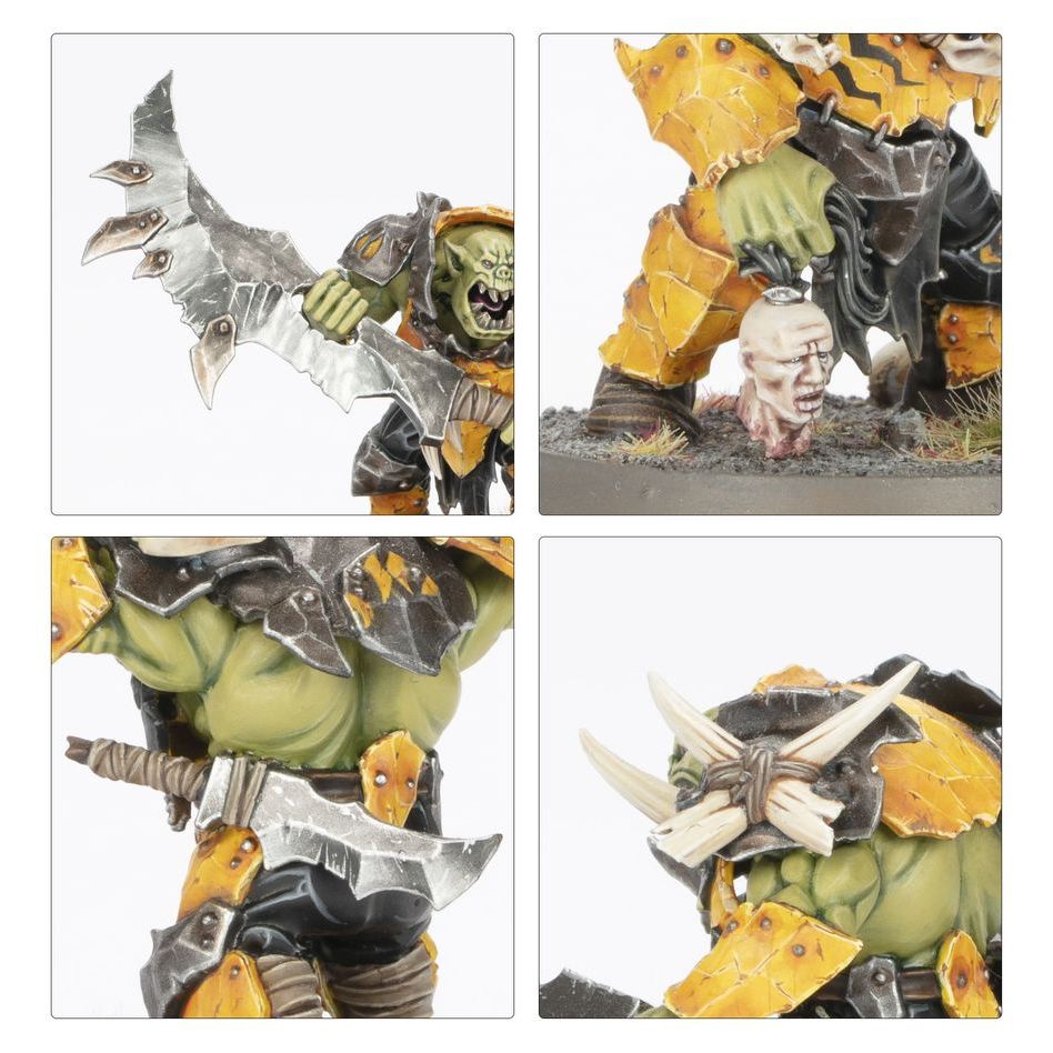 WARHAMMER AGE OF SIGMAR: SPEARHEAD ORRUK WARCLANS IRONJAWZ BIGMOB