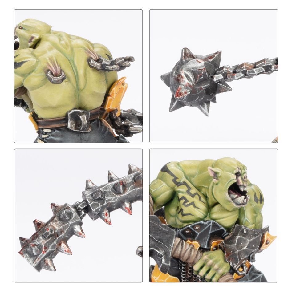 WARHAMMER AGE OF SIGMAR: SPEARHEAD ORRUK WARCLANS IRONJAWZ BIGMOB