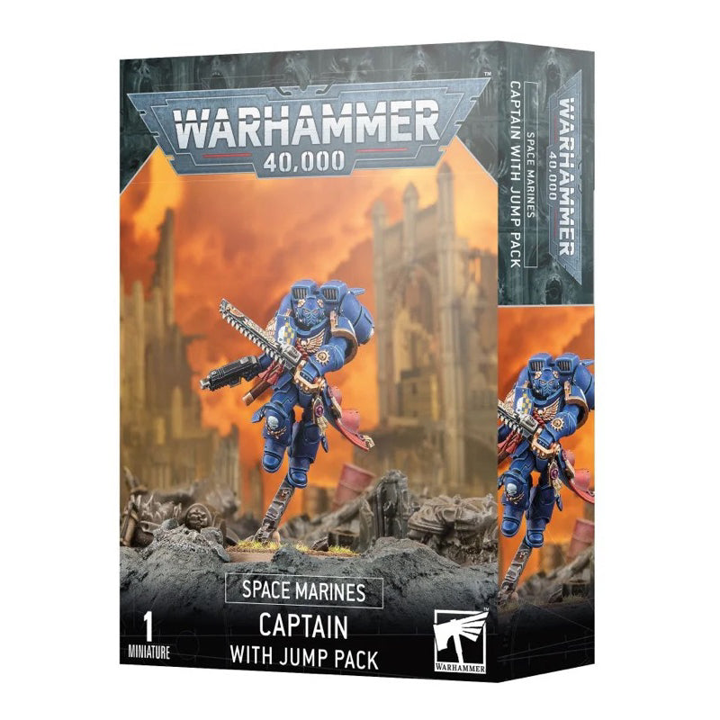 WARHAMMER 40K: SPACE MARINES CAPTAIN WITH JUMP PACK