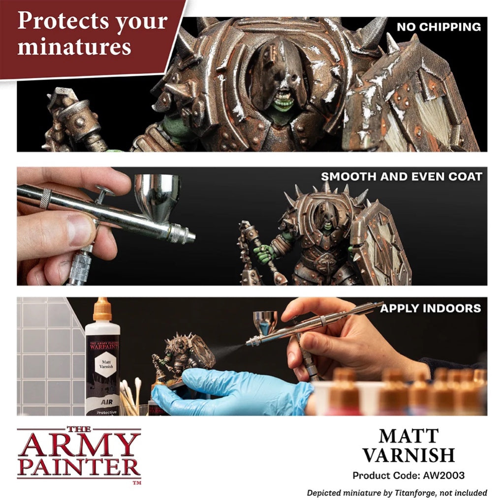 THE ARMY PAINTER: WARPAINTS AIR ANTI-SHINE MATT VARNISH 100ML