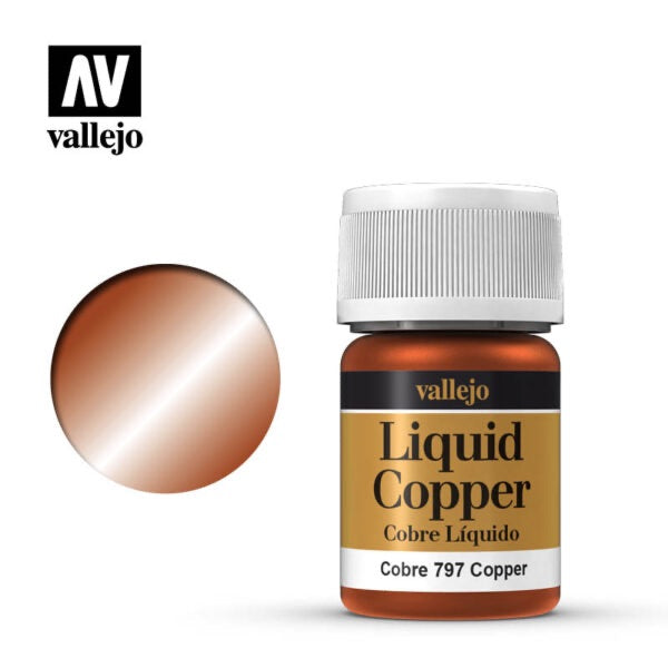 VALLEJO LIQUID GOLD/LIQUID SILVER/LIQUID COPPER (ALCOHOL BASED)