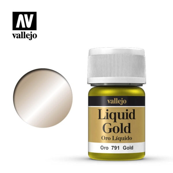 VALLEJO LIQUID GOLD/LIQUID SILVER/LIQUID COPPER (ALCOHOL BASED)