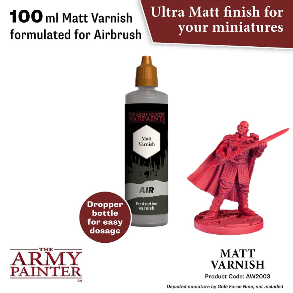 THE ARMY PAINTER: WARPAINTS AIR ANTI-SHINE MATT VARNISH 100ML
