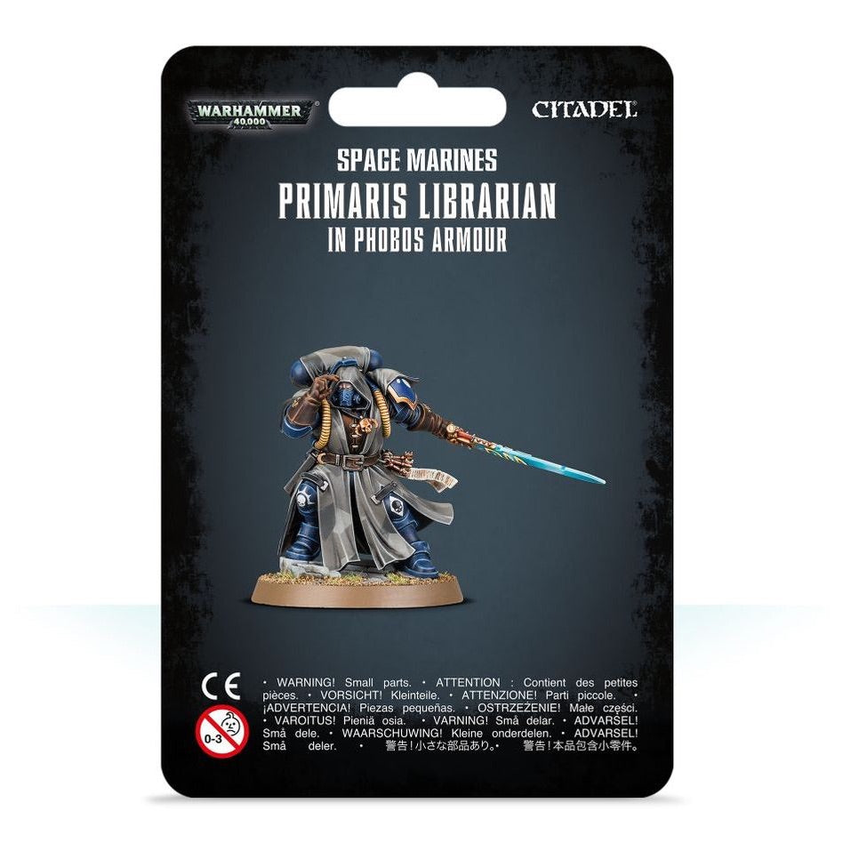WARHAMMER 40K: SPACE MARINES PRIMARIS LIBRARIAN IN PHOBOS ARMOUR