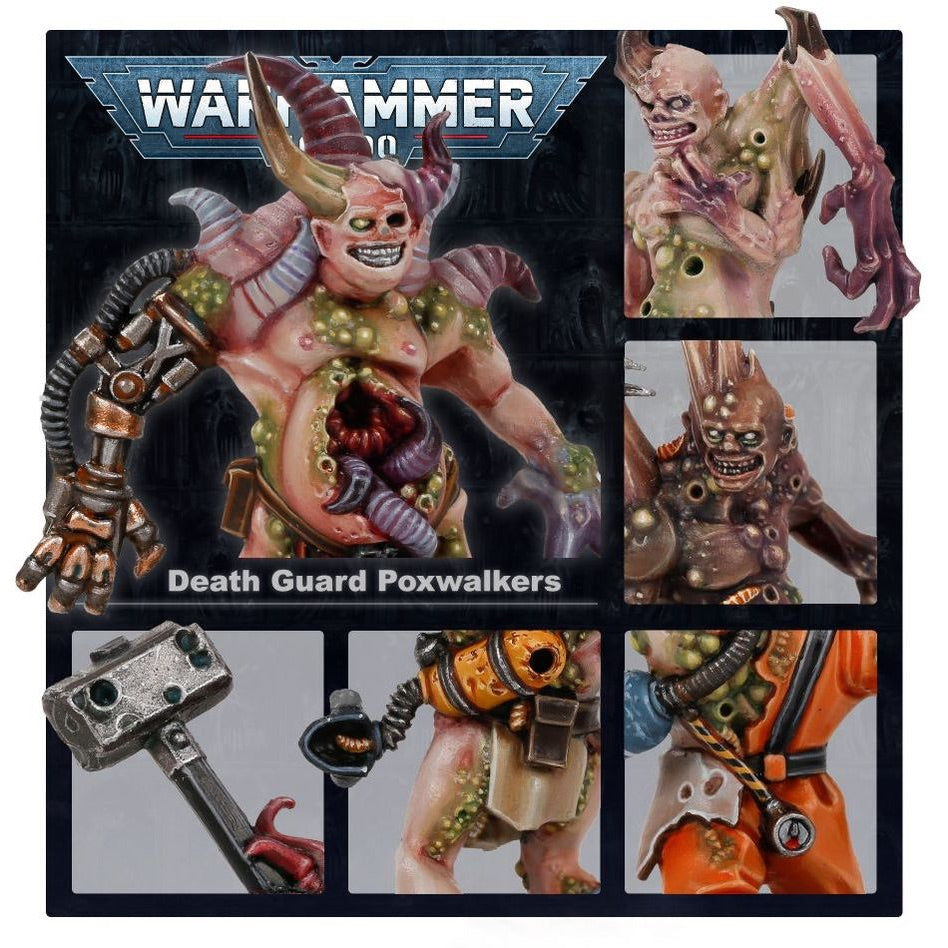 WARHAMMER 40K: DEATH GUARD POXWALKERS