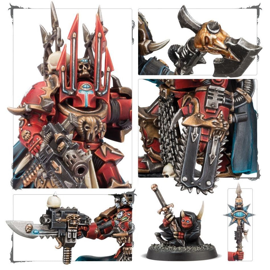 WARHAMMER 40K: CHAOS SPACE MARINES CHAOS LORD IN TERMINATOR ARMOUR