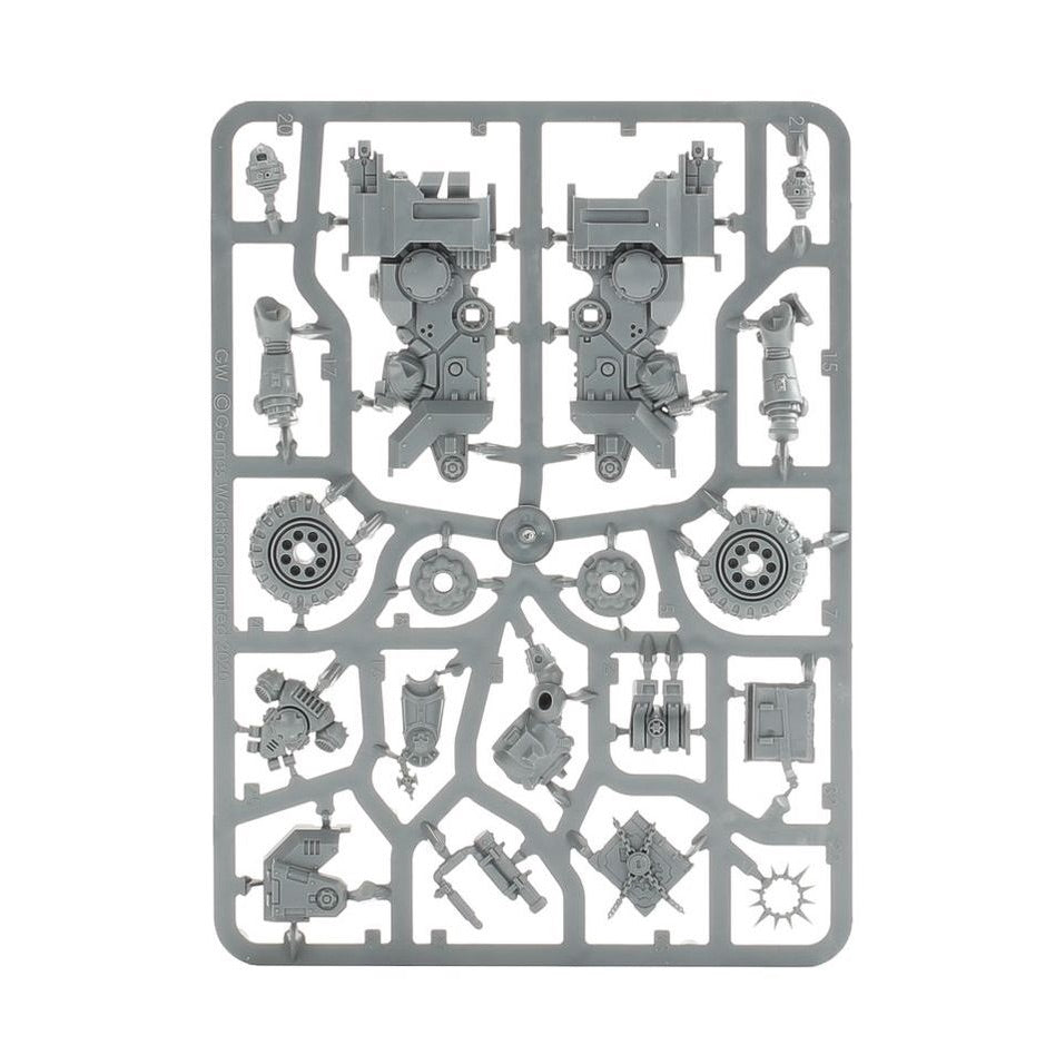 WARHAMMER 40K: SPACE MARINES PRIMARIS CHAPLAIN ON BIKE