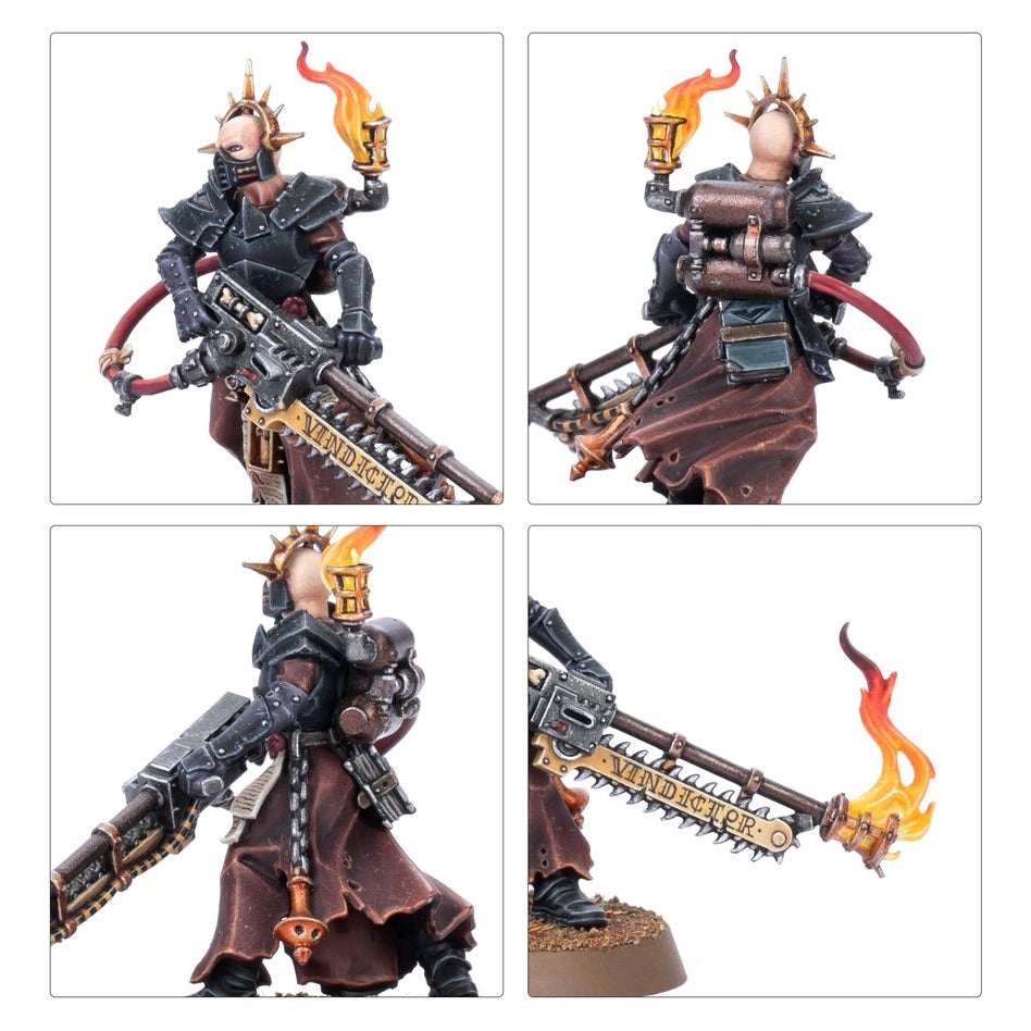 WARHAMMER 40K: ADEPTA SORORITAS MINISTORUM PRIEST WITH VINDICTOR