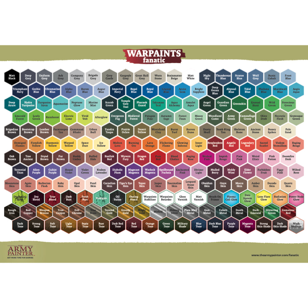 THE ARMY PAINTER: WARPAINTS FANATIC RANGE 2.0