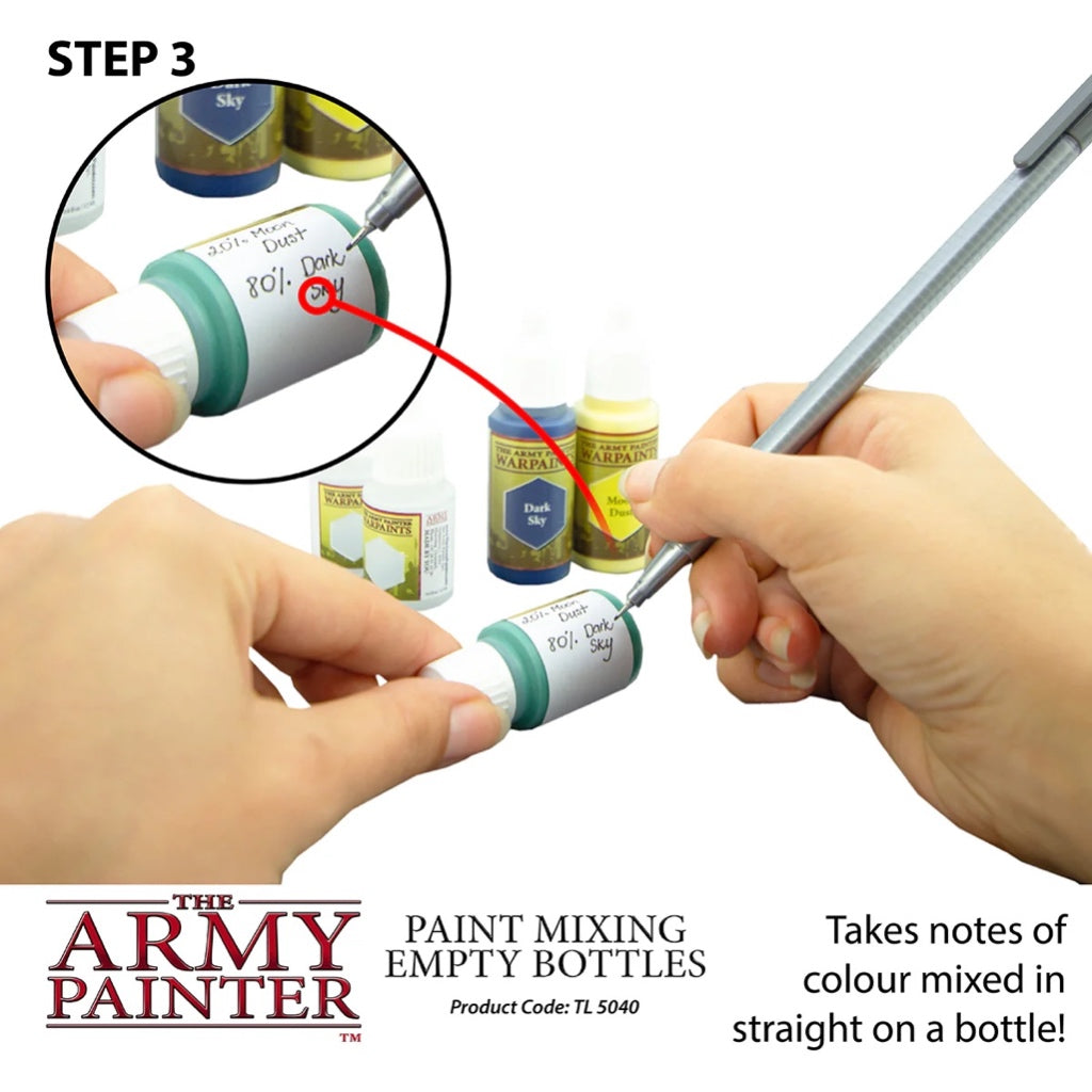 THE ARMY PAINTER: PAINTING MIXING EMPTY BOTTLE