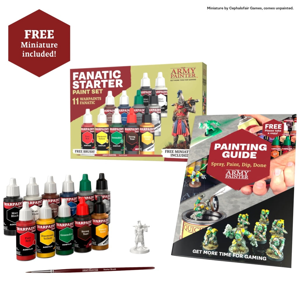 THE ARMY PAINTER: WARPAINTS FANATIC STARTER SET