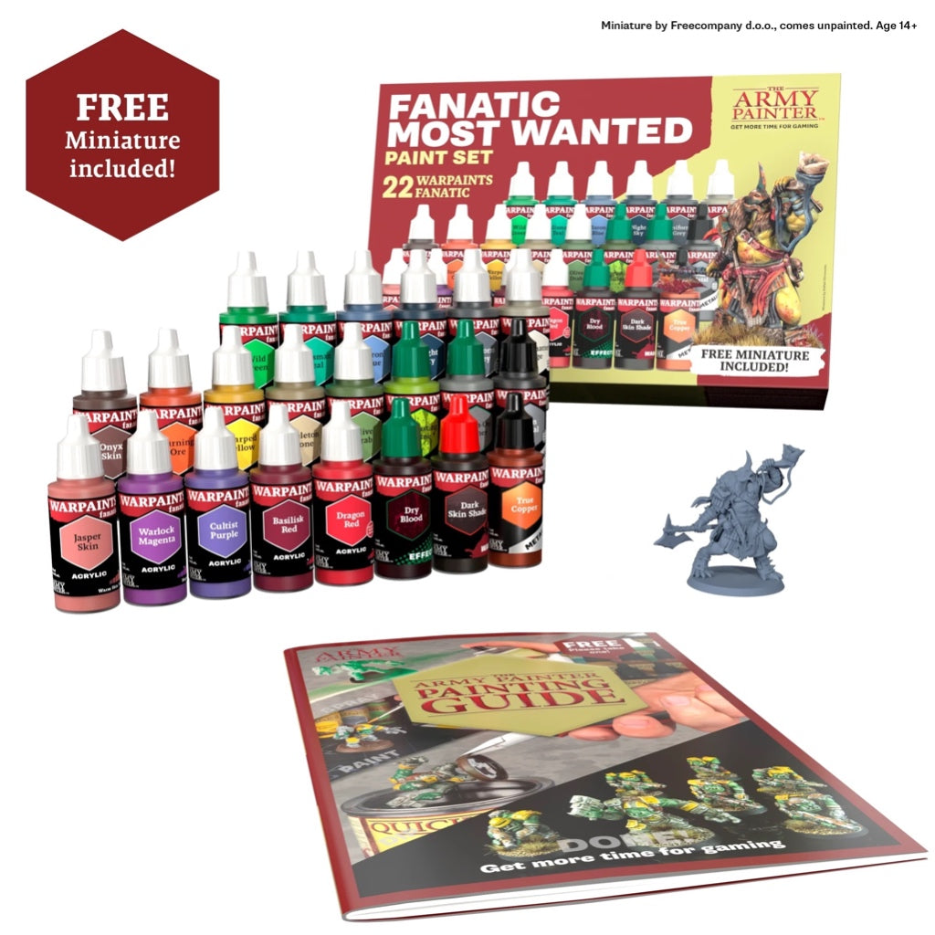 THE ARMY PAINTER: WARPAINTS FANATIC MOST WANTED SET