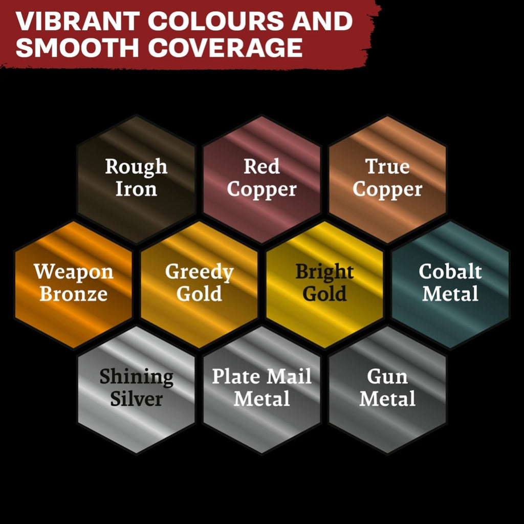 THE ARMY PAINTER: WARPAINTS FANATIC METALLICS SET