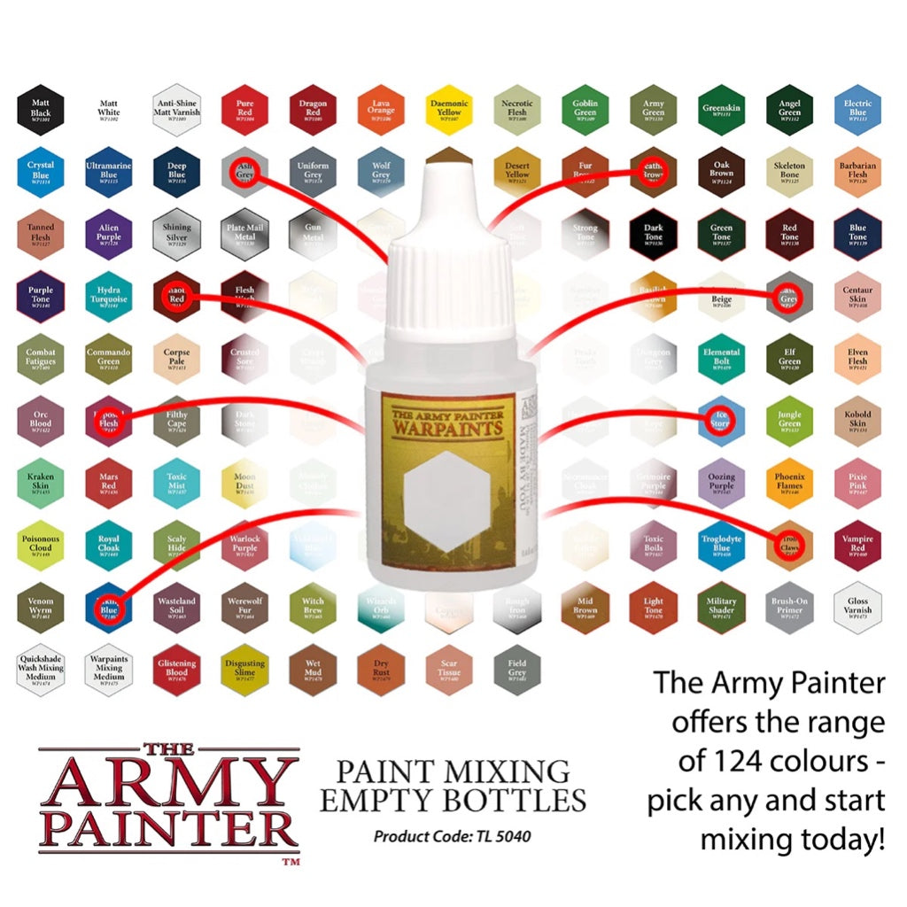 THE ARMY PAINTER: PAINTING MIXING EMPTY BOTTLE