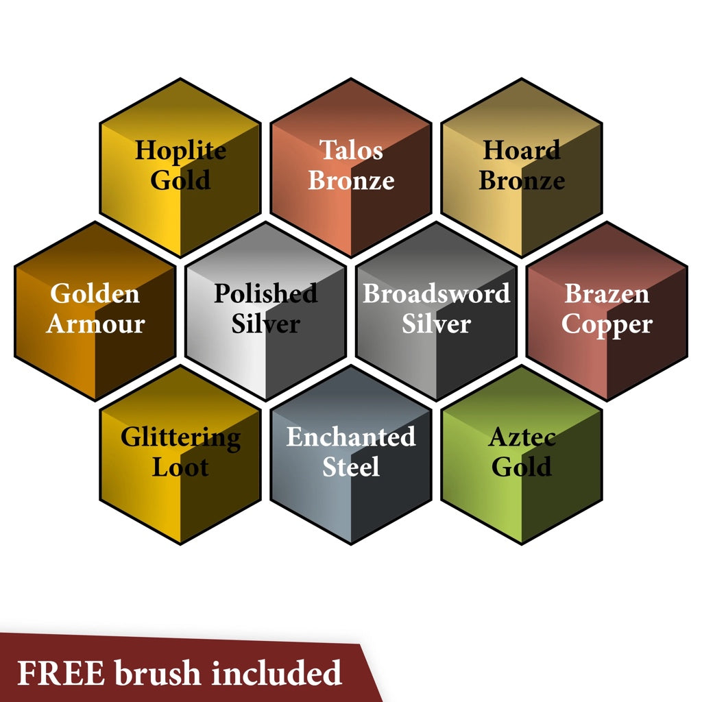 THE ARMY PAINTER: SPEEDPAINT METALLICS SET 2.0