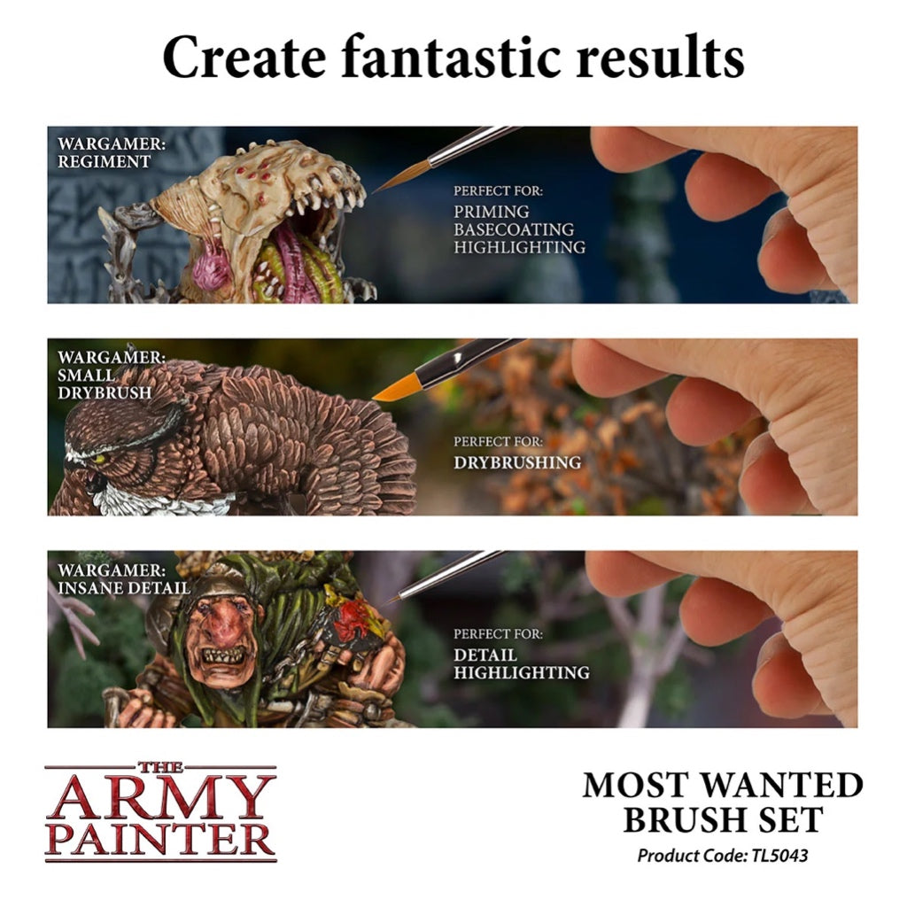 THE ARMY PAINTER: MOST WANTED BRUSH SET