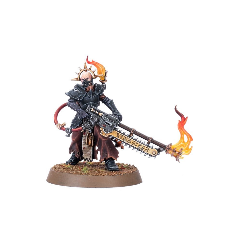 WARHAMMER 40K: ADEPTA SORORITAS MINISTORUM PRIEST WITH VINDICTOR