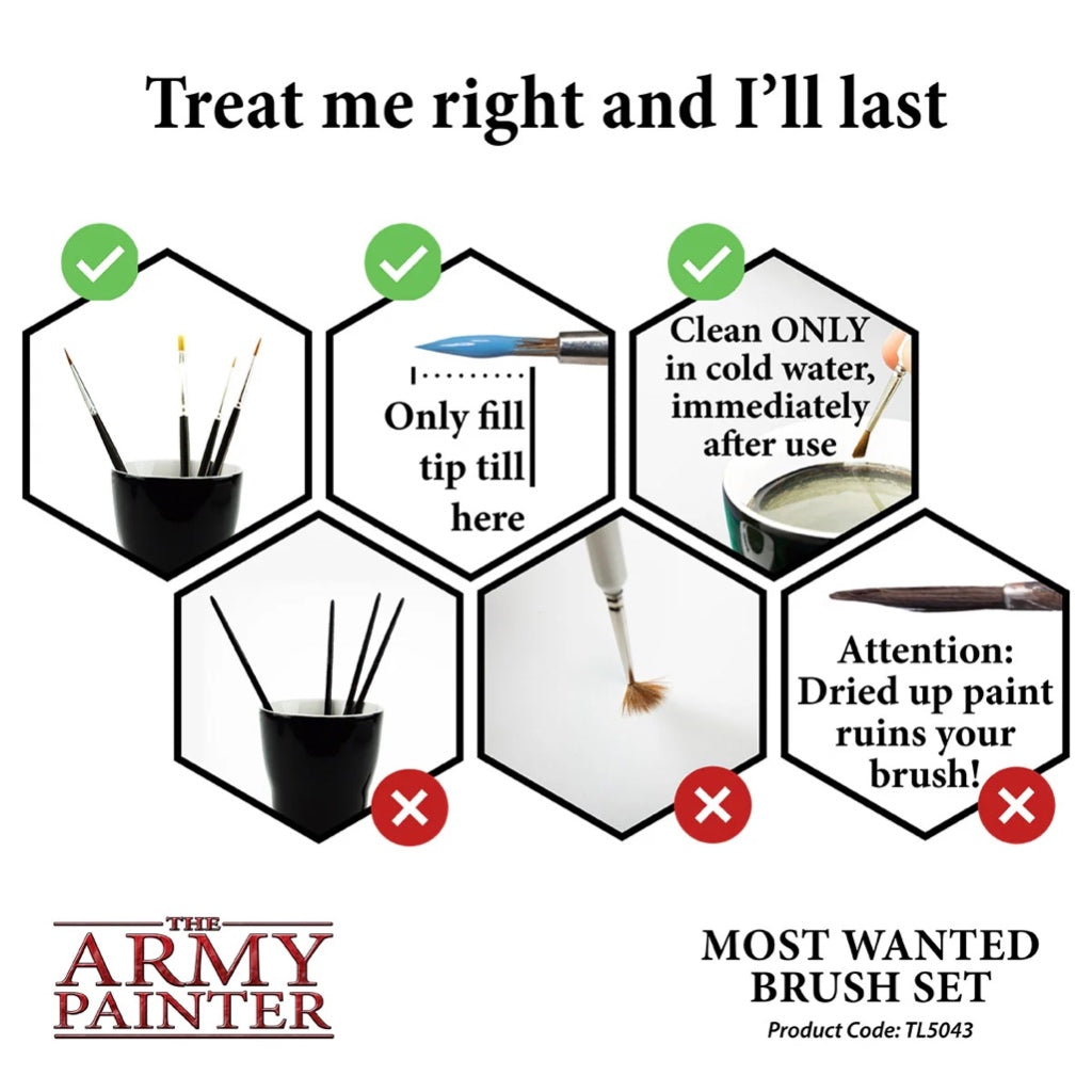 THE ARMY PAINTER: MOST WANTED BRUSH SET