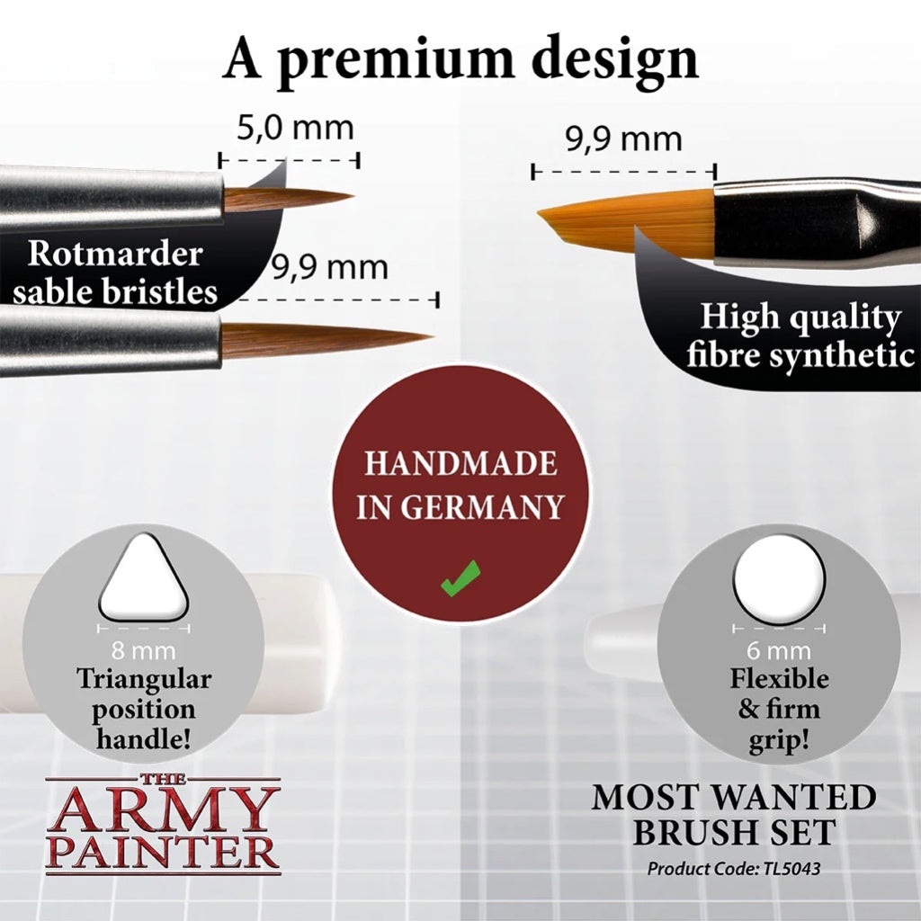 THE ARMY PAINTER: MOST WANTED BRUSH SET