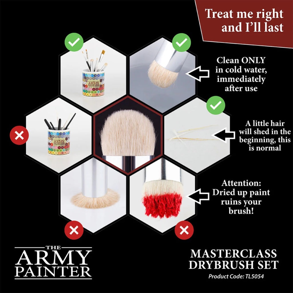 THE ARMY PAINTER: MASTERCLASS DRYBRUSH SET