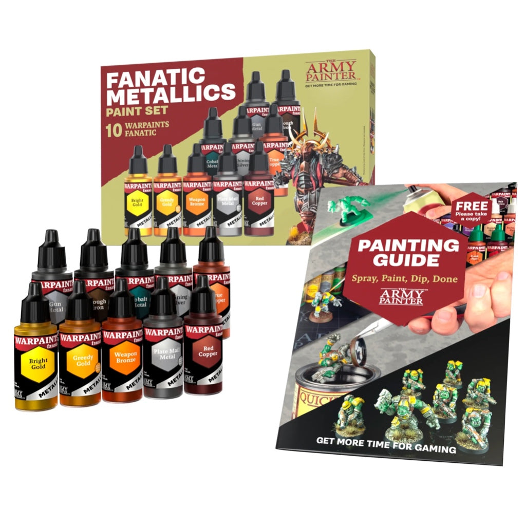 THE ARMY PAINTER: WARPAINTS FANATIC METALLICS SET