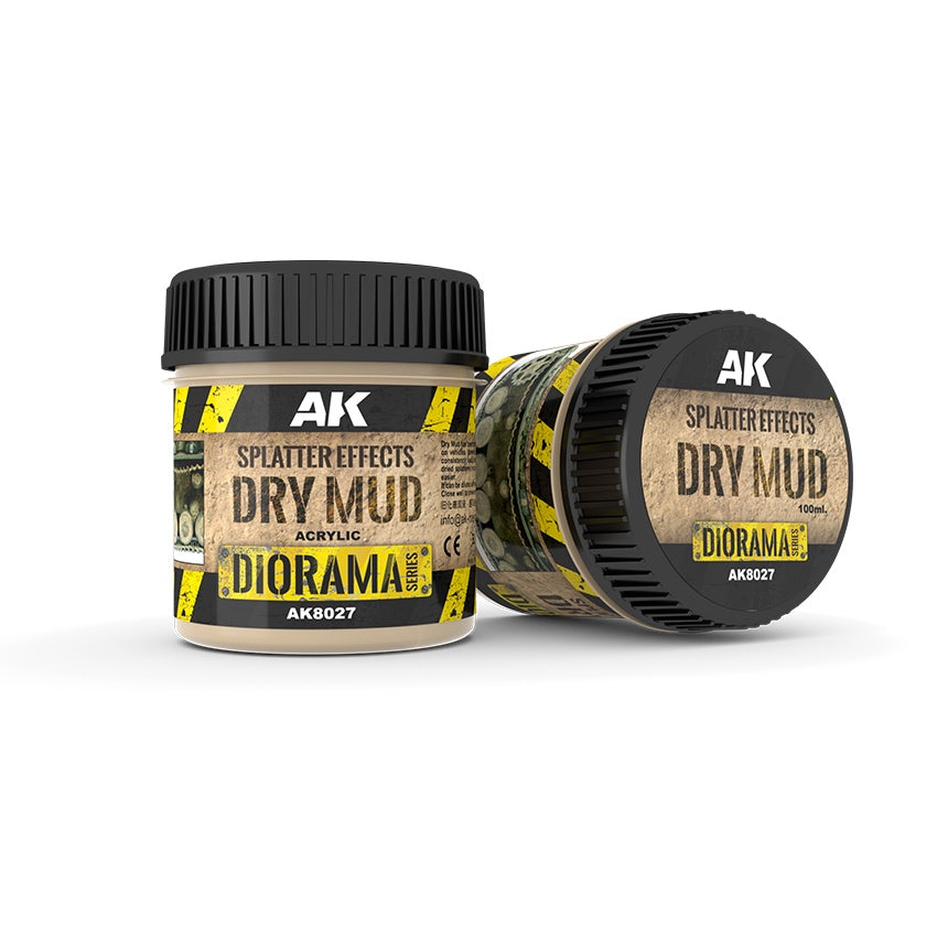 AK INTERACTIVE SPLATTER EFFECTS DRY MUD 100ML
