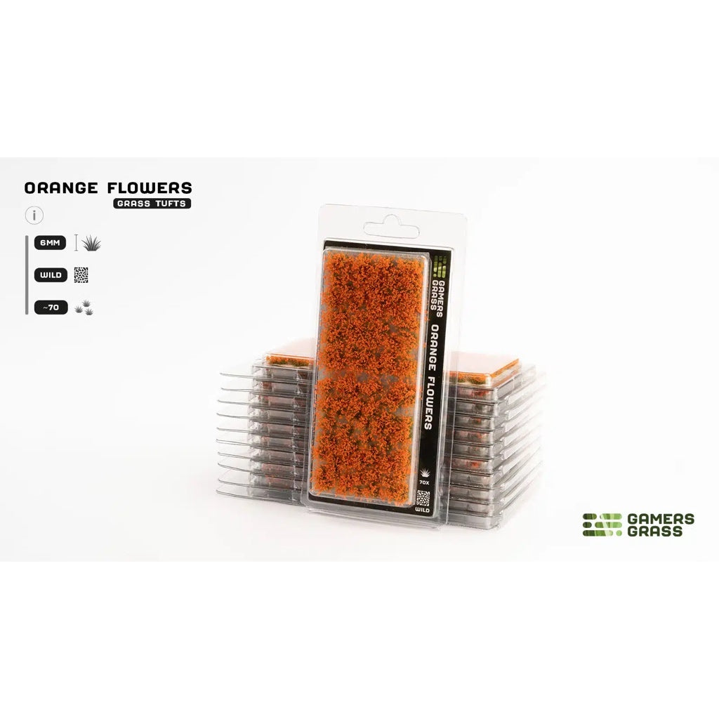 GAMER'S GRASS: ORANGE FLOWERS