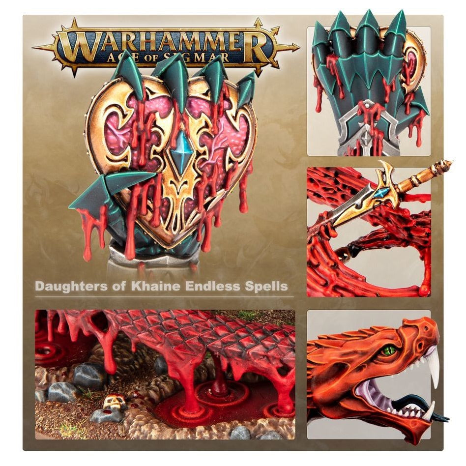 WARHAMMER AGE OF SIGMAR: ENDLESS SPELLS DAUGHTERS OF KHAINE