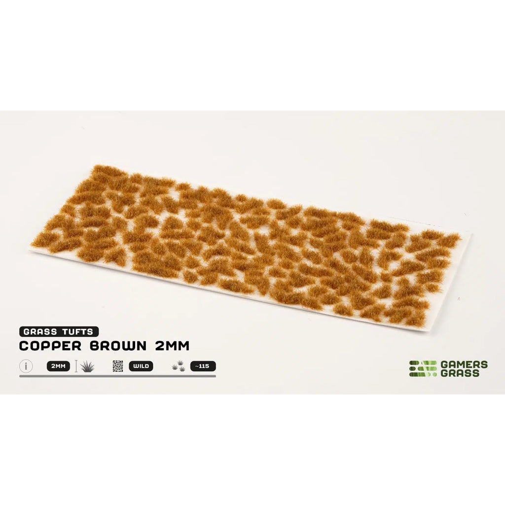 GAMER'S GRASS: COPPER BROWN 2MM (WILD 115X)