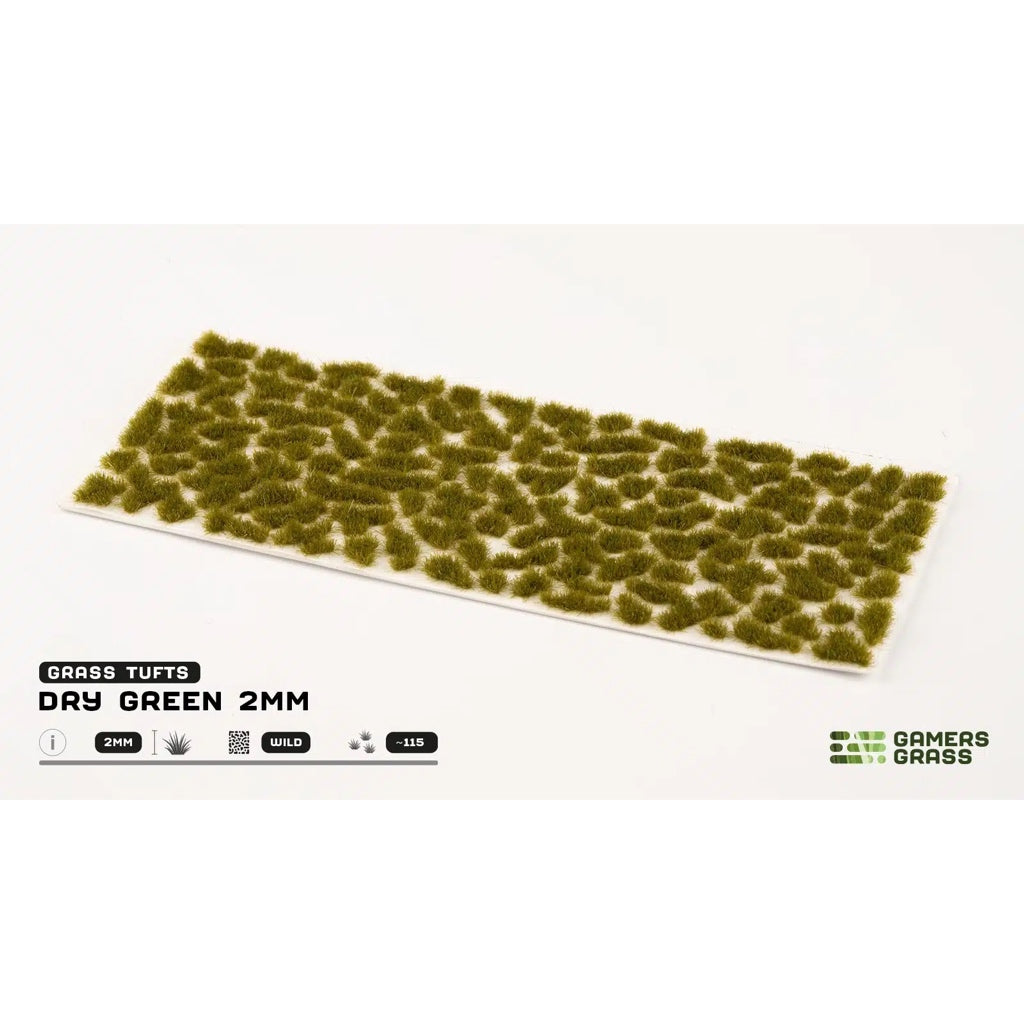 GAMER'S GRASS: DRY GREEN 2MM (WILD 115X)