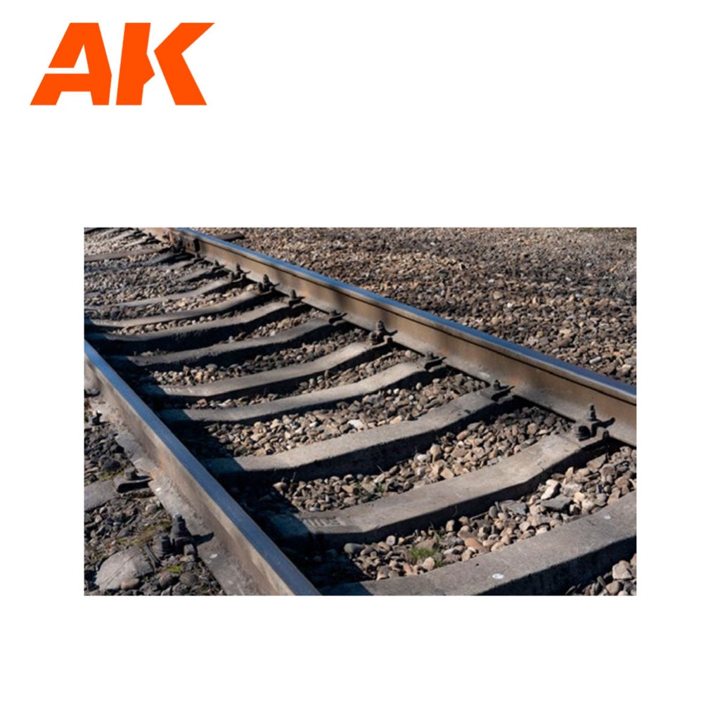 AK INTERACTIVE SMALL RAILROAD BALLAST 1:72 100ML