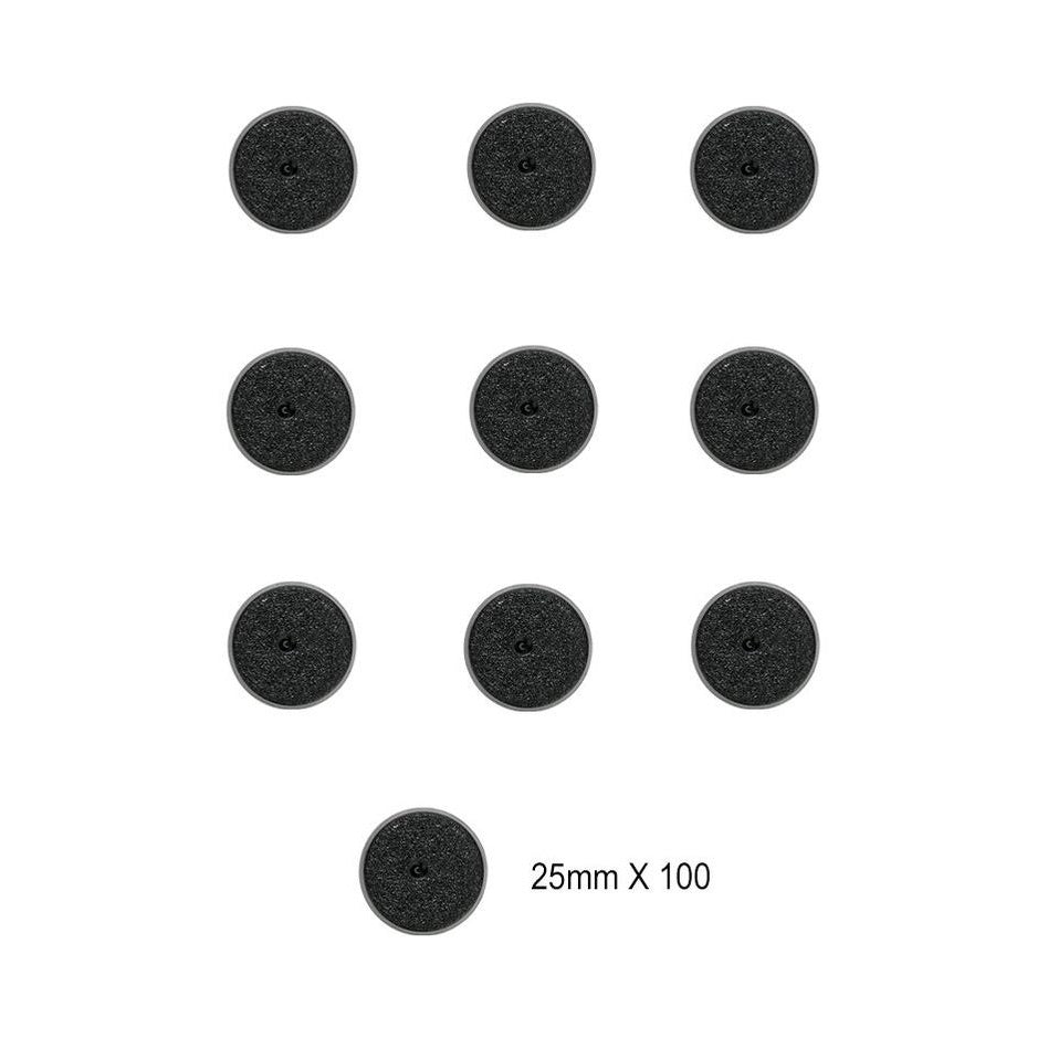CITADEL 25MM ROUND BASES (100 PACK)
