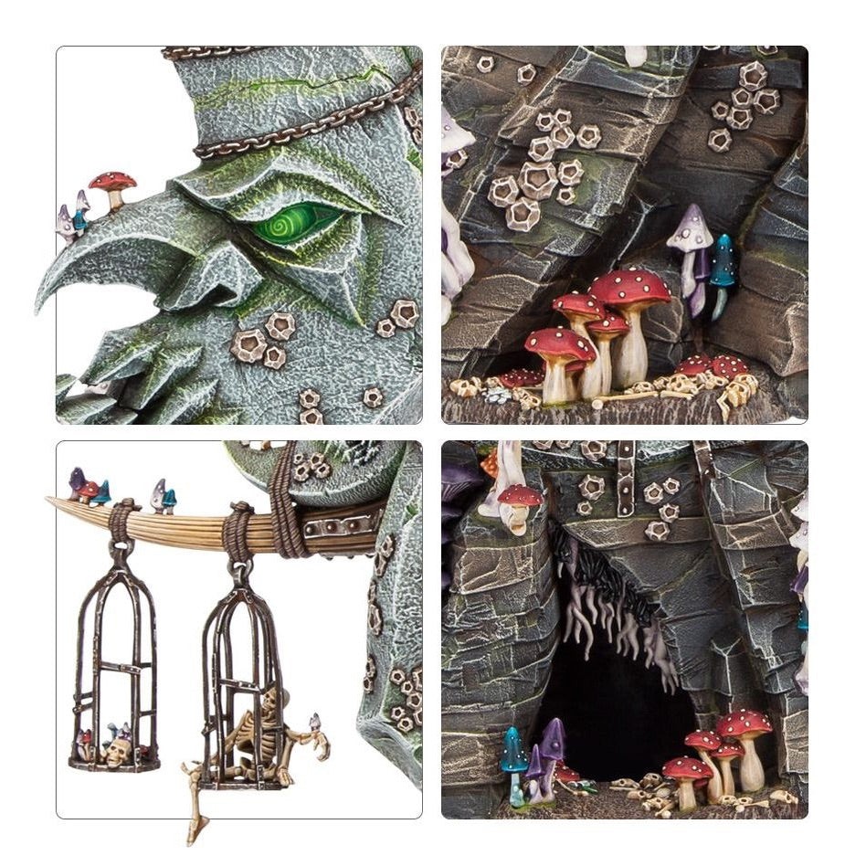 WARHAMMER AGE OF SIGMAR: GLOOMSPITE GITZ BAD MOON LOONSHRINE
