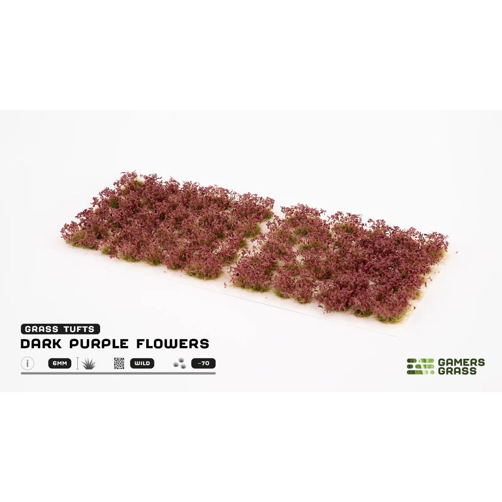 GAMER'S GRASS: DARK PURPLE FLOWERS