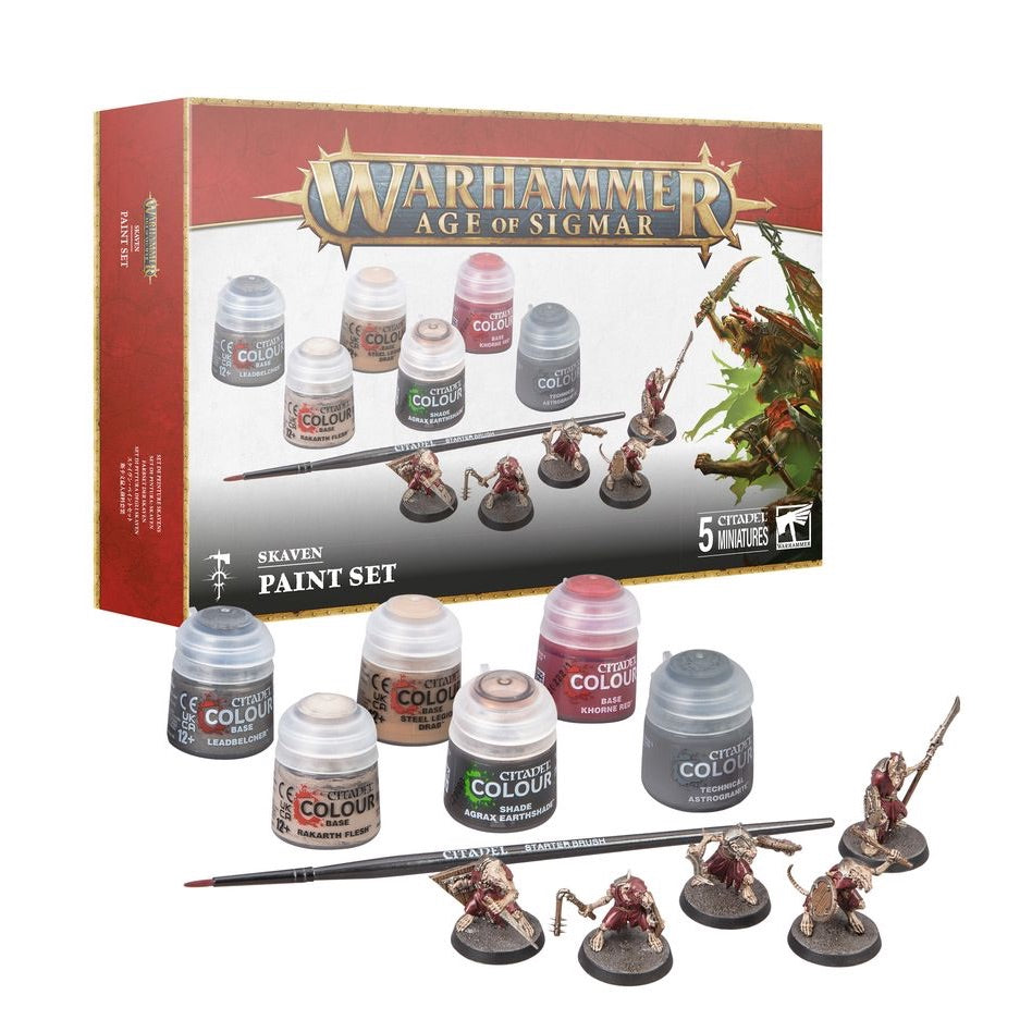 WARHAMMER AGE OF SIGMAR: SKAVEN PAINT SET