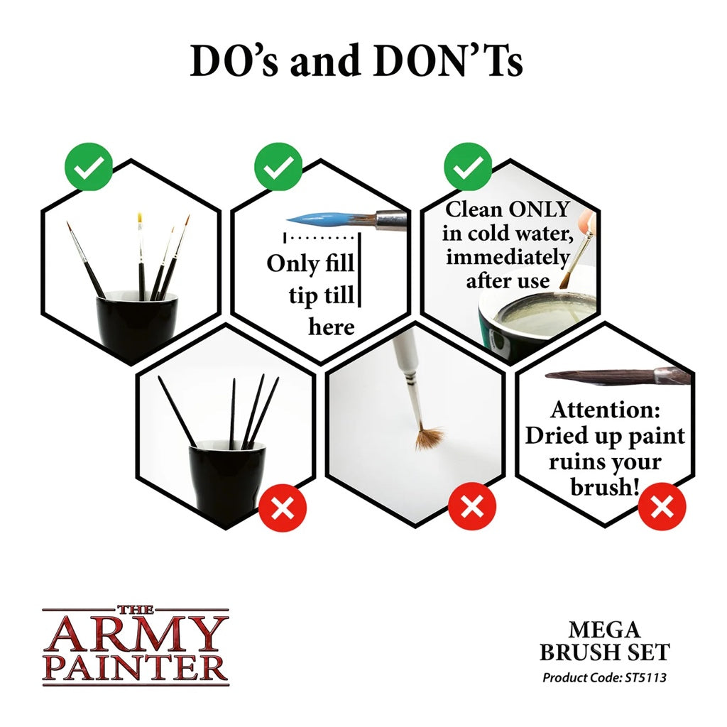 THE ARMY PAINTER: MEGA BRUSH SET