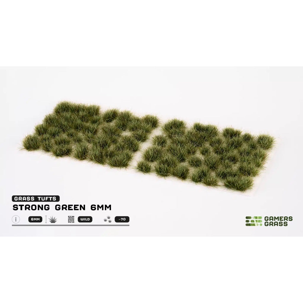 GAMER'S GRASS: STRONG GREEN 6MM (WILD 70X)