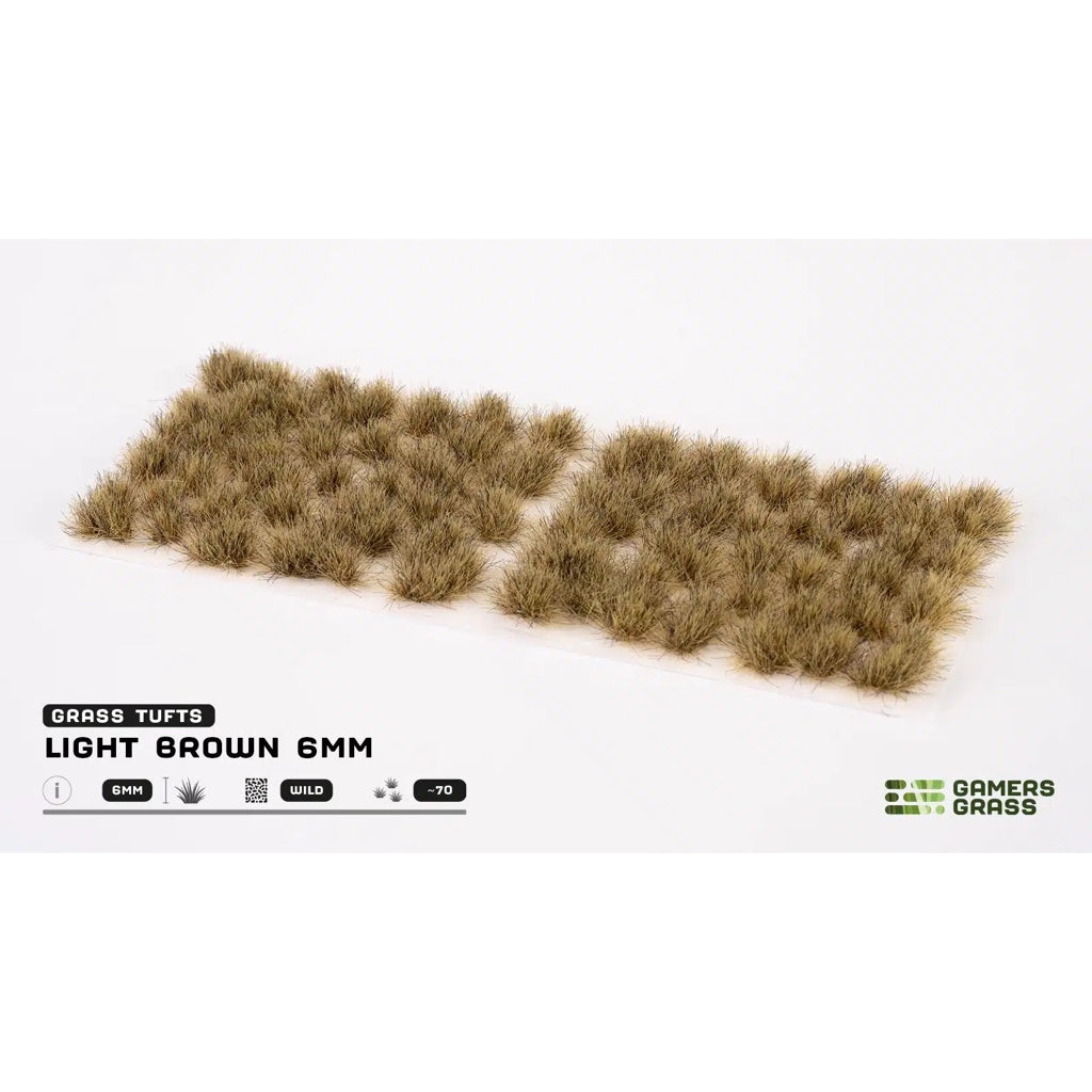 GAMER'S GRASS: LIGHT BROWN 6MM (WILD 70X)