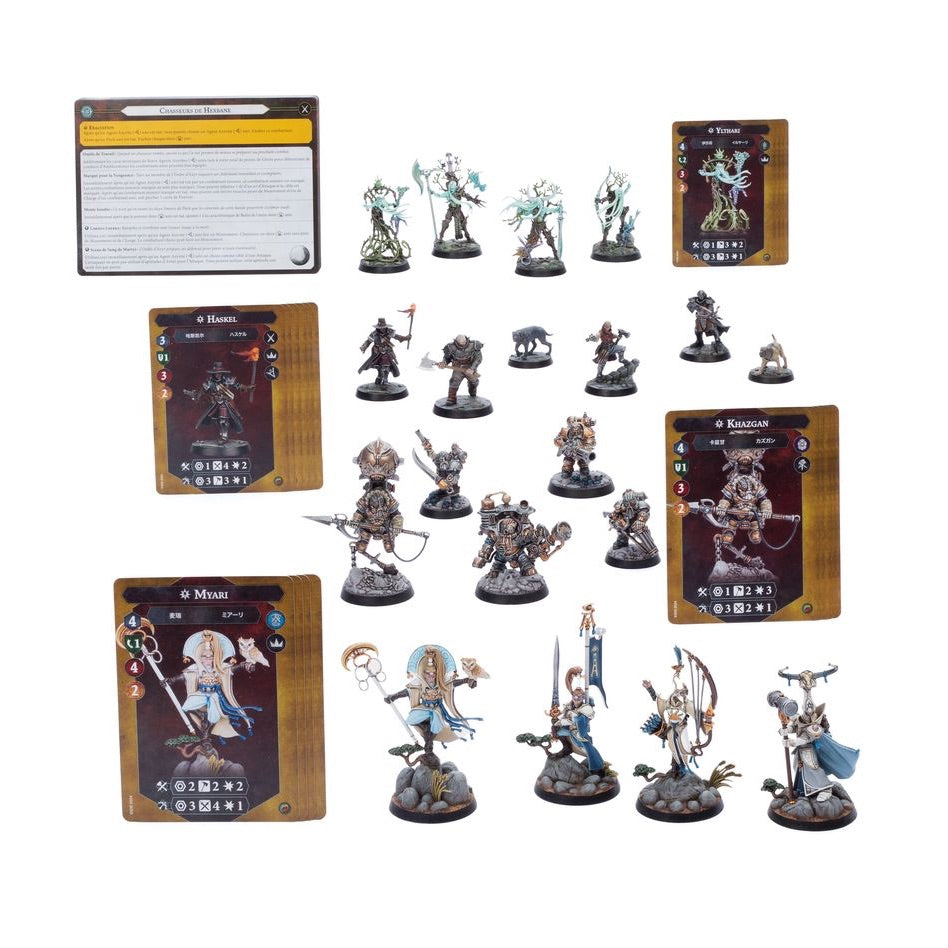 WARHAMMER AGE OF SIGMAR: UNDERWORLDS ORDER WARBANDS HEROES AND HUNTERS