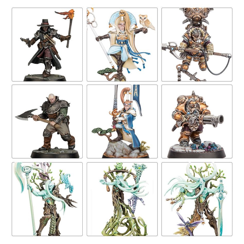 WARHAMMER AGE OF SIGMAR: UNDERWORLDS ORDER WARBANDS HEROES AND HUNTERS