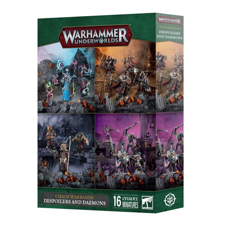 WARHAMMER AGE OF SIGMAR: UNDERWORLDS CHAOS WARBANDS DESPOILERS AND DAEMONS