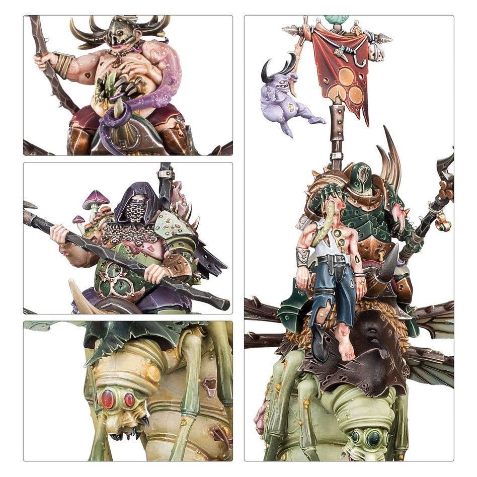 WARHAMMER AGE OF SIGMAR: MAGGOTKIN OF NURGLE BATTLEFORCE SHUDDERBLIGHT CYST