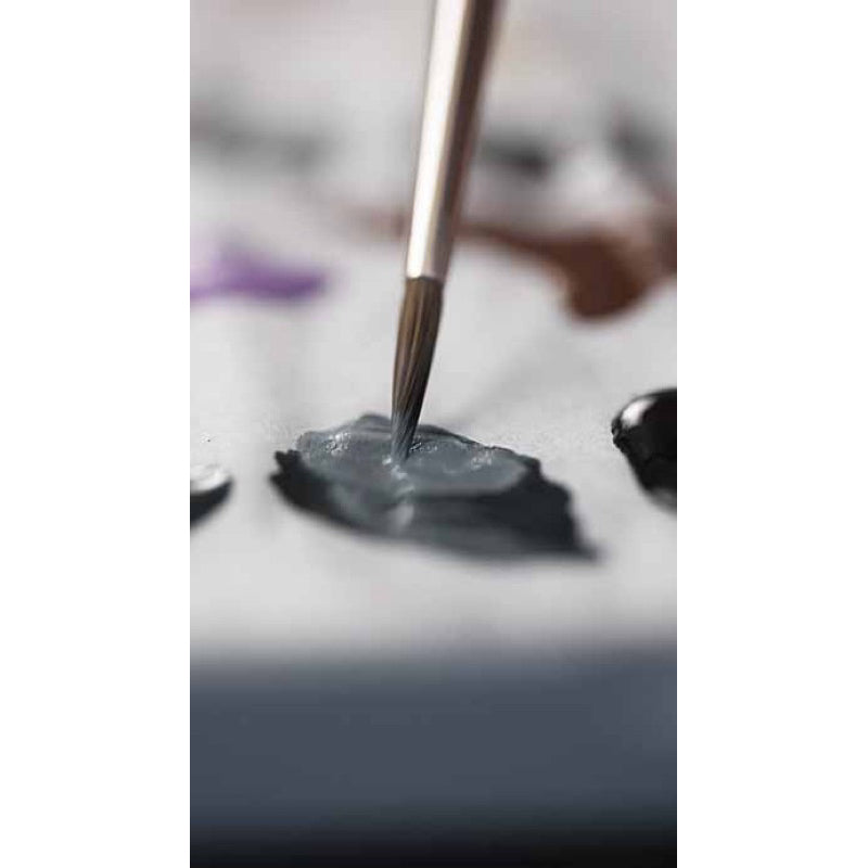 DA VINCI MINIATURE MAESTRO SERIES 76 ROUND, SHORT AND POINTED KOLINSKY SABLE BRUSHES