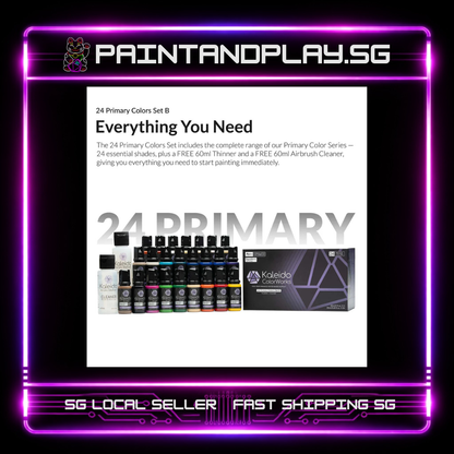 KALEIDO COLORWORKS: 24 PRIMARY COLORS SET B