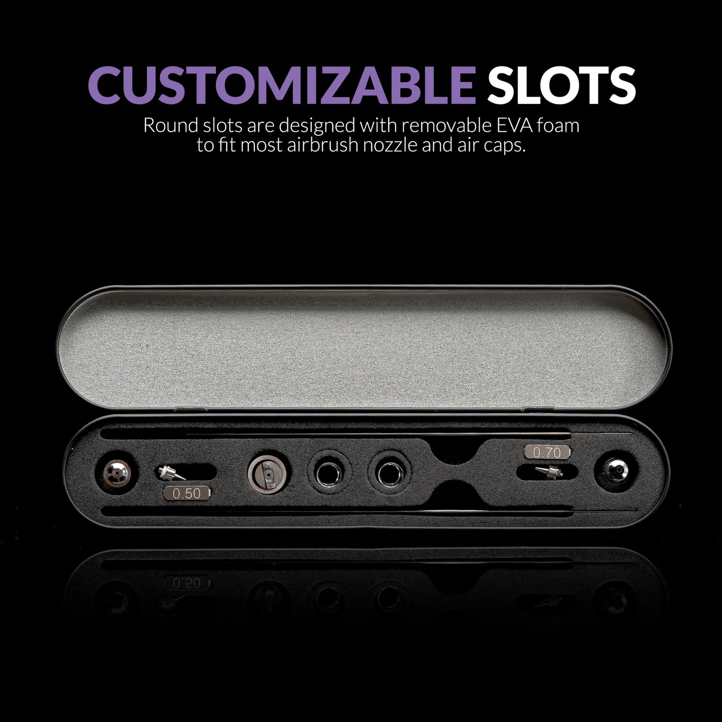 GAAHLERI: STORAGE BOX FOR AIRBRUSH COMPONENTS