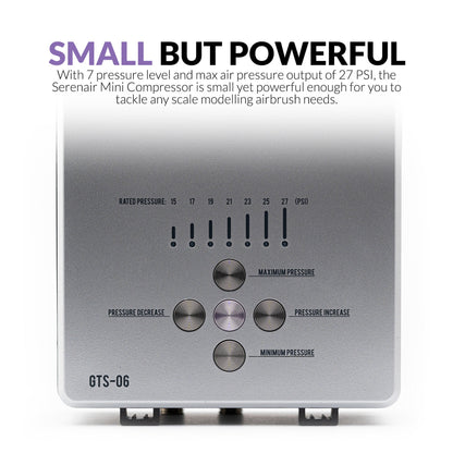 GAAHLERI: AMBITION SERIES GTS-06 SERENAIR MINI COMPRESSOR & AIRBRUSH