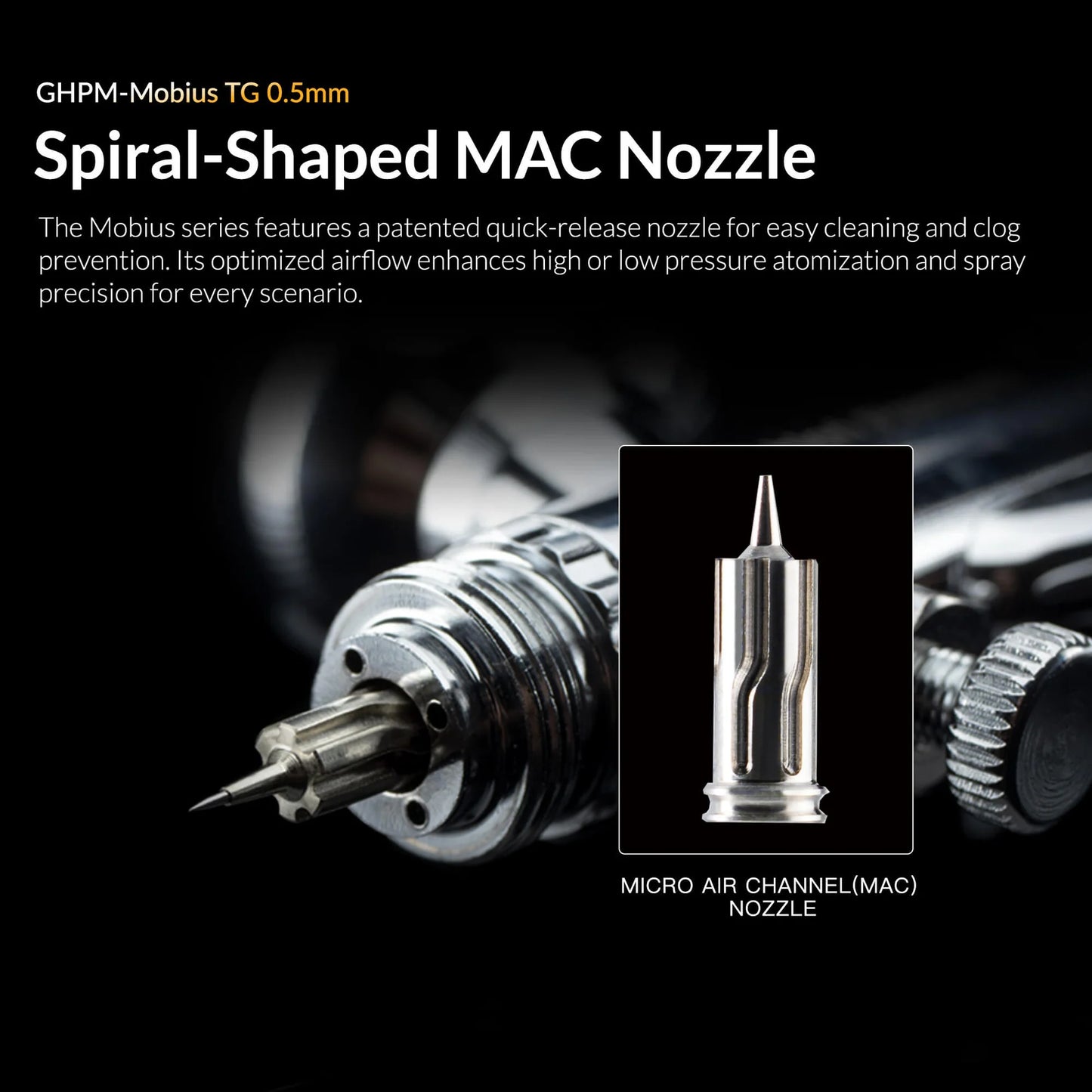 GAAHLERI: PREMIUM SERIES GHPM MOBIUS TG 0.5MM AIRBRUSH