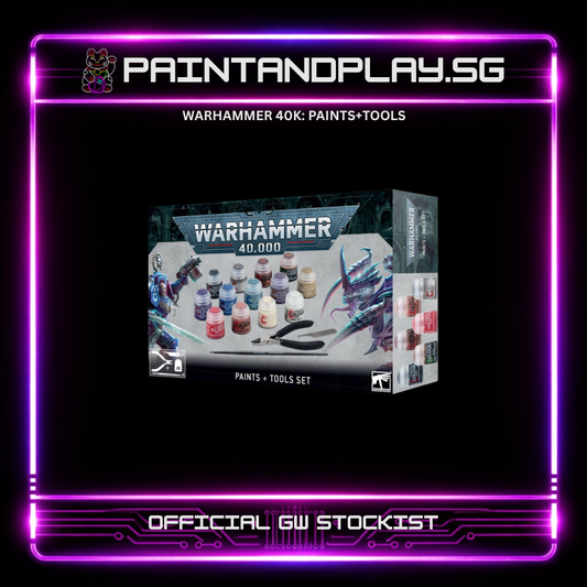 WARHAMMER 40K: PAINTS+TOOLS