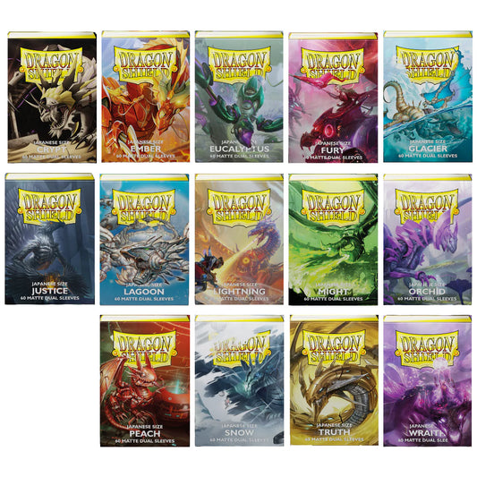 DRAGON SHIELD: DS 100 STANDARD SIZE MATTE DUAL SLEEVES