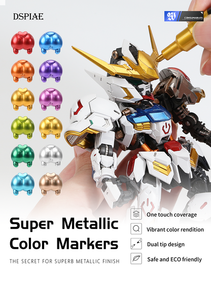 DSPIAE: MKM/MKS/MKA ACRYLIC SOFT TIPPED MARKERS FOR PLASTIC MODELS